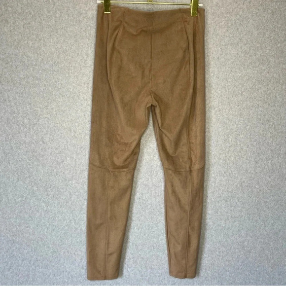 Lysse Vegan Suede Buffed Saddle Tan Pull On Leggings - Picture 8 of 8
